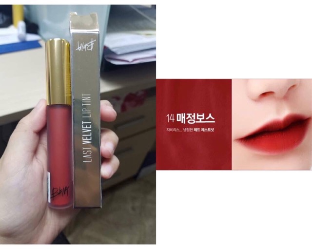 Son BBIA last velvet lip tint ver 3