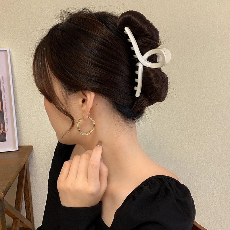 Kẹp Tóc Hình Chữ Thập Đơn Giản Cho Nữ