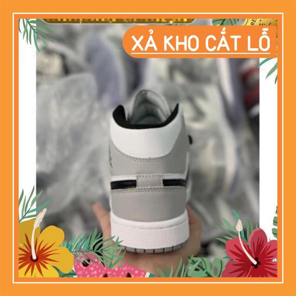 [Siêu Hot ]  Giày sneaker Jordan 1 grey/white đủ size nam nữ. Giày Jd1 xám cao | WebRaoVat - webraovat.net.vn