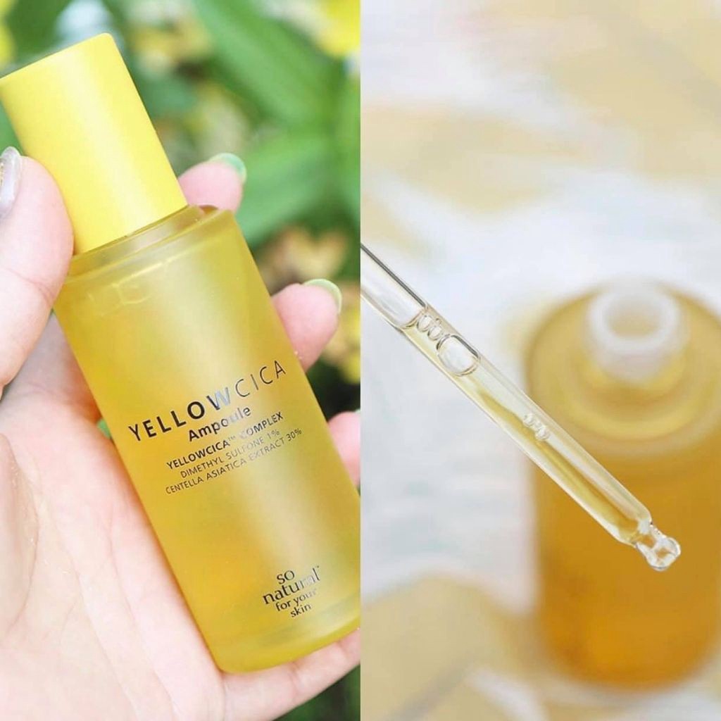 Serum Trị Mụn Yellow Cica Ampoule So Natural