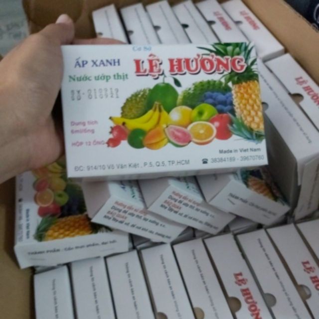 Áp Xanh Lệ Hương Hộp 12 Ống Làm Lạp Xưởng