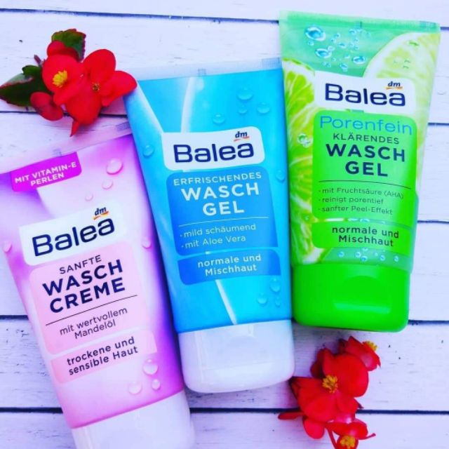 sữa rửa mặt balea Đức