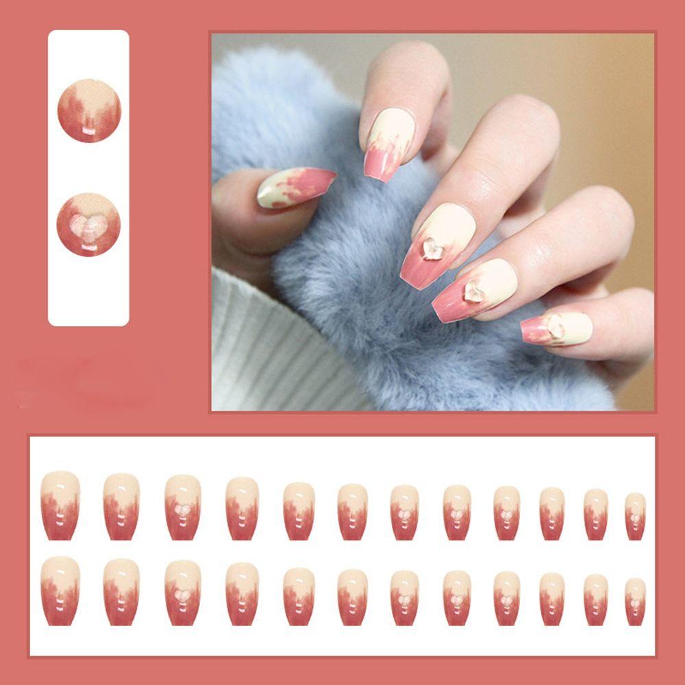 Hộp 24 Móng Tay Giả Chất Lượng Cao Chuyên Dụng Trang Trí Nghệ Thuật