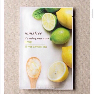Mặt Nạ Giấy Innisfree Its real squeeze mask 20ml
