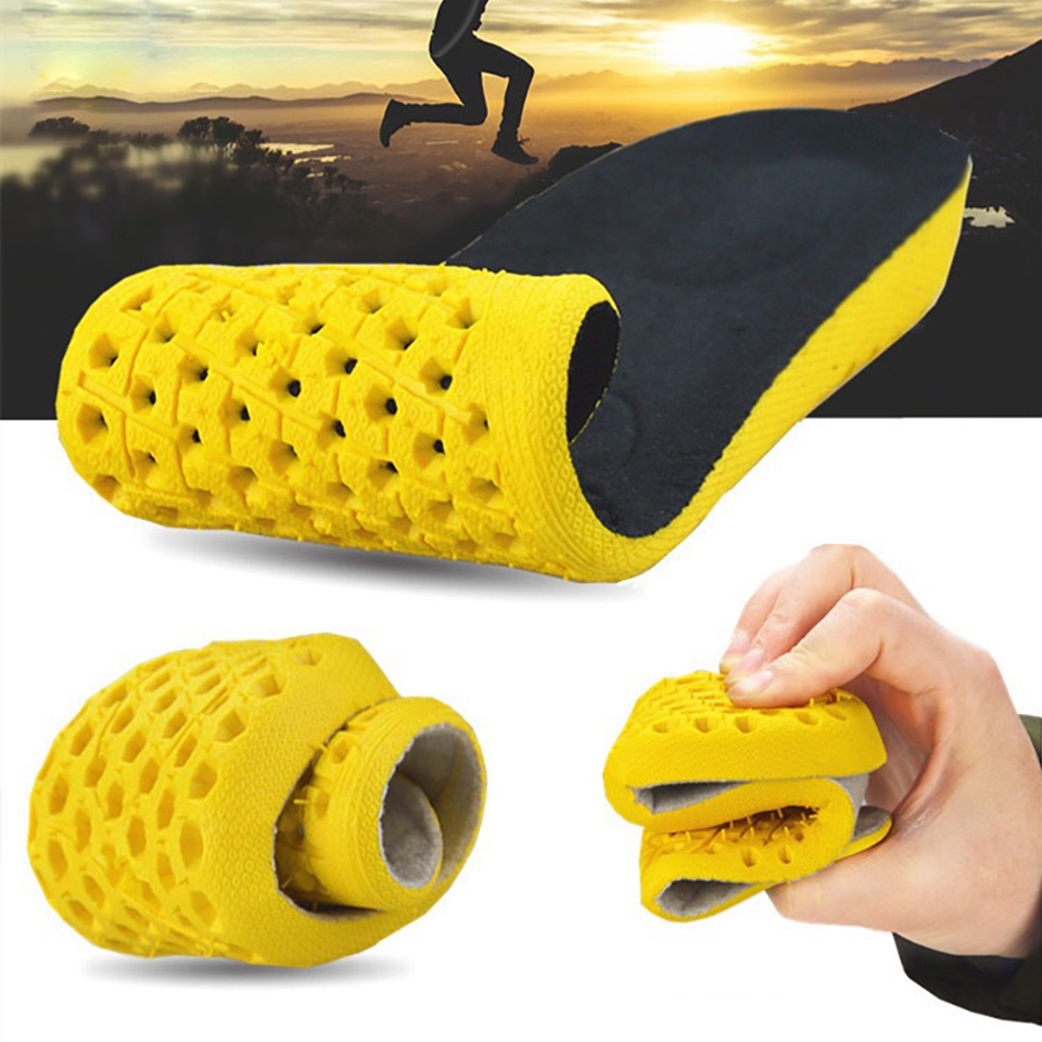 1 Cặp Đế Lót Giày Thể Thao Thoáng Khí Chống Sốc Vô Hình