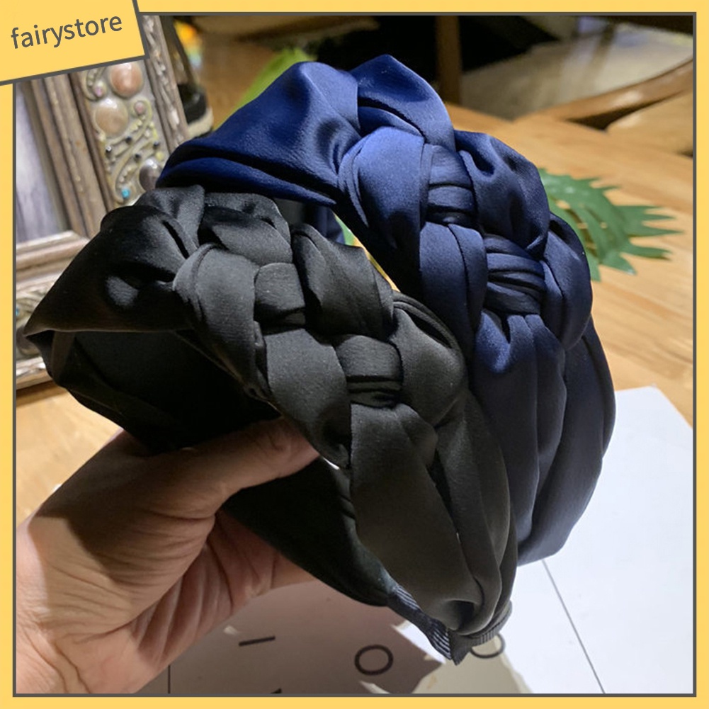 Băng Đô Cài Tóc Hoạ Tiết Thắt Nút Cho Nữ