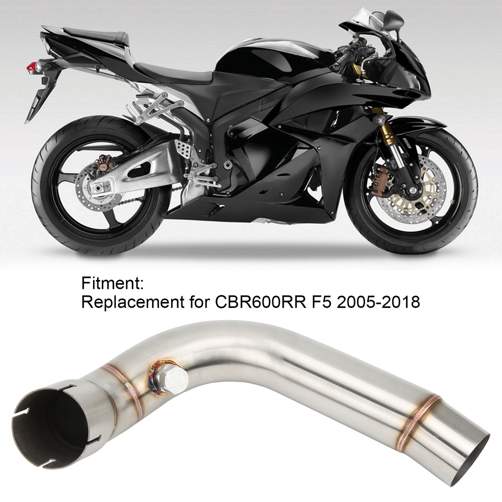Ống Xả Khí Thải Bằng Inox 48.5mm Thay Thế Chuyên Dụng Cho Xe Mô Tô CBR600RR F5 2005 20