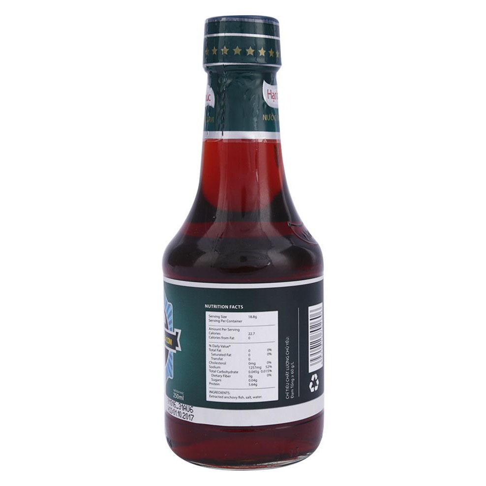 Nước Mắm Cá Cơm Hạnh Phúc 60 Độ Đạm Chai 250 ML