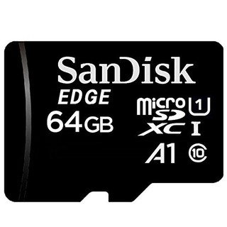 Thẻ nhớ MicroSDXC SanDisk Edge A1 64GB Class 10 U1 R140MB/s W90MB/s - không Box
