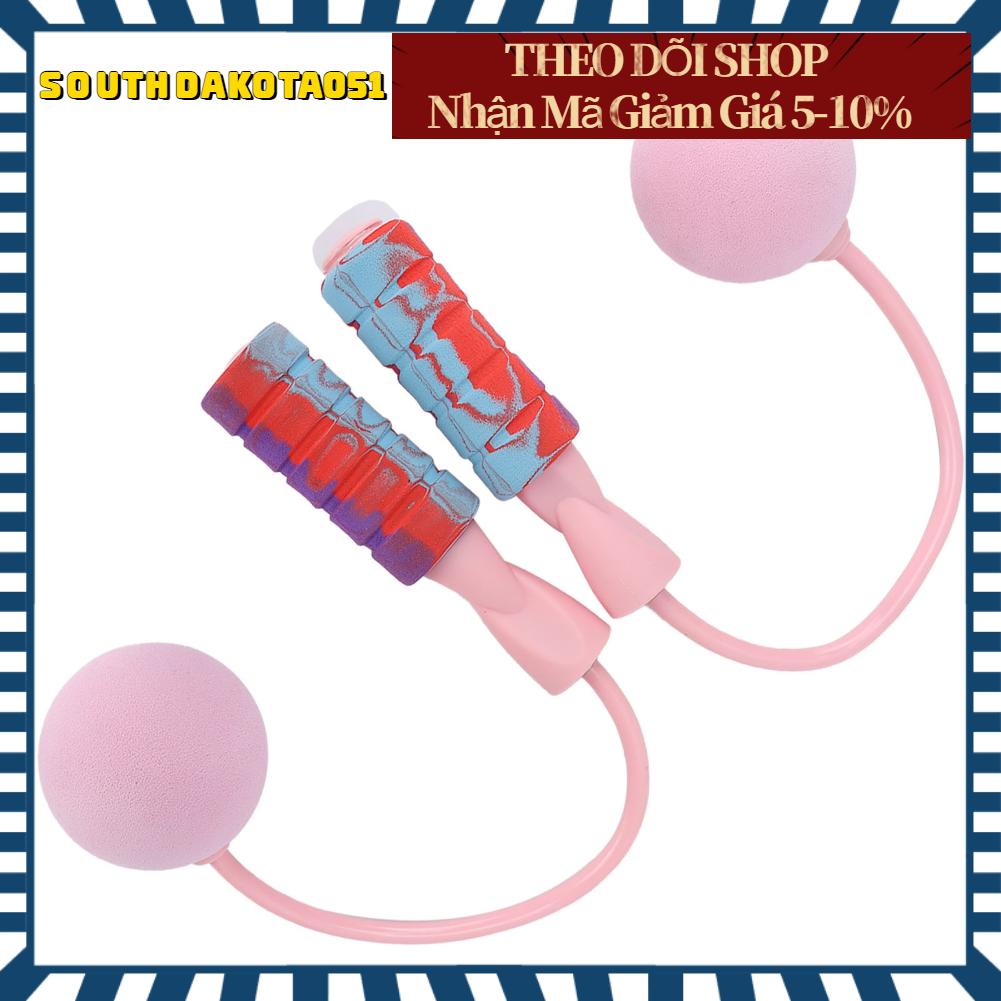 Southdakota051 Dây nhảy không dây Thể dục thể thao Đào tạo chất béo Đốt cháy (Màu hồng)