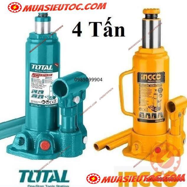 Con đội kích đội 4 tấn thủy lực INGCO HBJ402 TOTAL THT109042  kích đội 4 tấn | 1 2 3 4 5 6 7 8 9 10 12 tấn