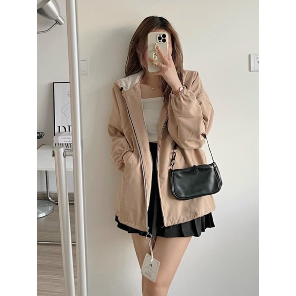 [Ảnh thật/Video]Áo khoác nhung lì loại 1 form to rộng