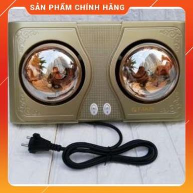 [Hỏa tốc 1 giờ] [FREESHIP] Đèn sưởi 2 bóng Heizen có điều khiển từ xa HE-2BR- Hàng cao cấp chính hãng Huy Anh