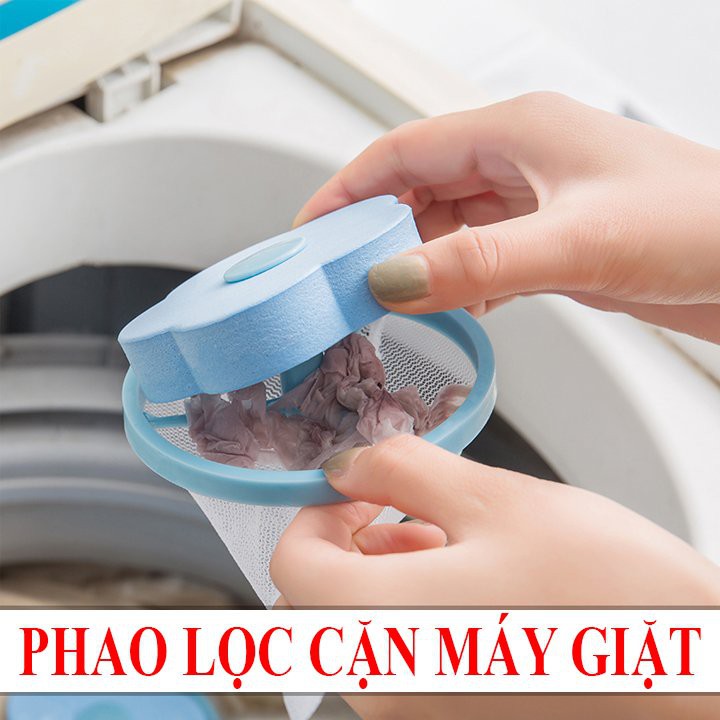 Phao lọc cặn bẩn máy giặt, túi lọc gom rác lồng máy giặt