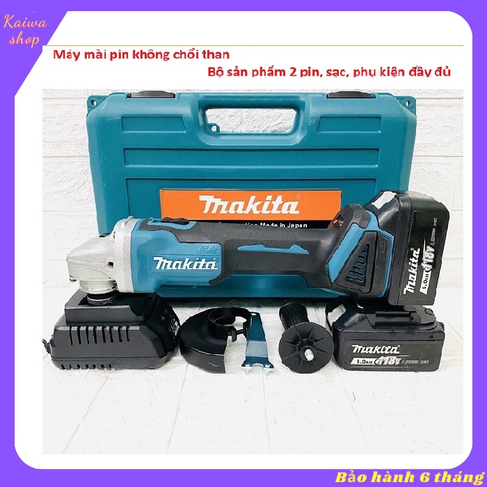 Máy mài pin MAKITA 118V có điều chỉnh tốc - loại ko chổi than