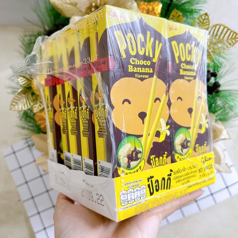 01 HỘP POCKY CHUỐI ĂN VẶT THÁI LAN