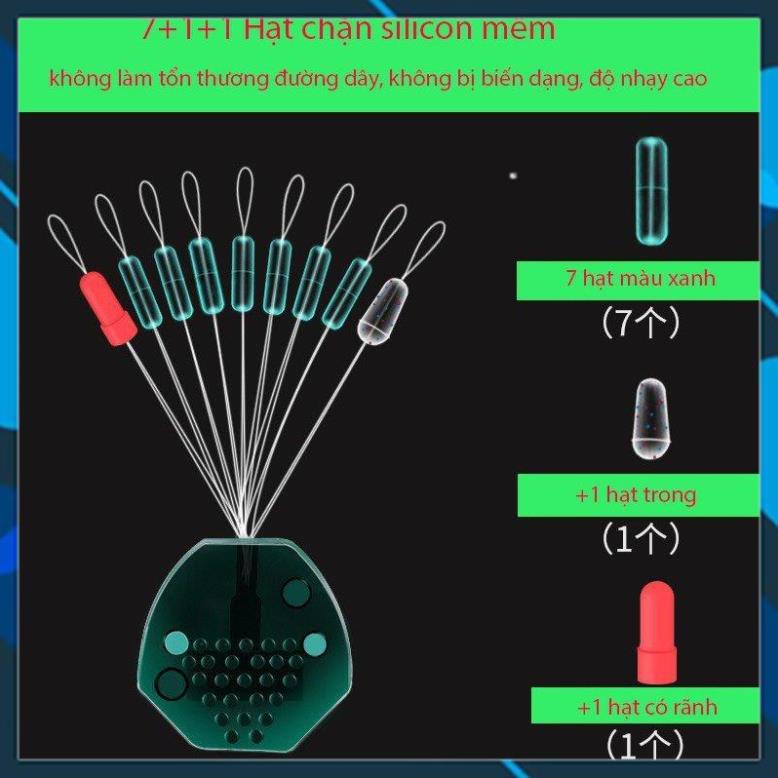 [Chất Lượng] Hạt Chặn Phao Silicon Cao Cấp - Đại Lý Đồ Câu Cá Chuyên Câu Đài,Hạt chặn phao Silicon , phụ kiện câu đài