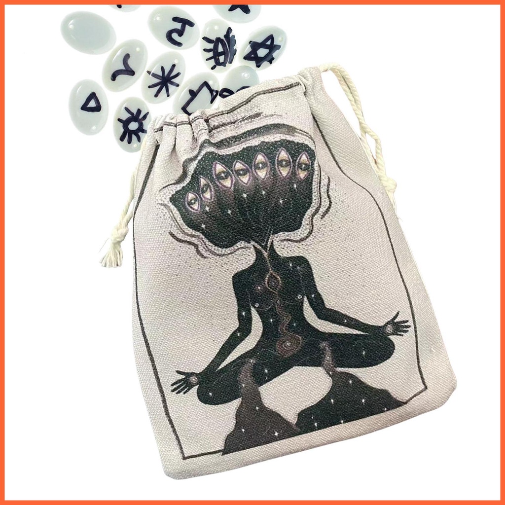 Túi Dây Rút Đựng Bài Tarot Và Thẻ Bài Tarot Oracle Dungeons Và chunvn Bằng Vải Nhung