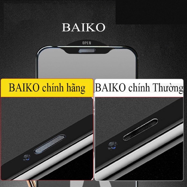 Kính cường lực full màn IP BAIKO siêu bền