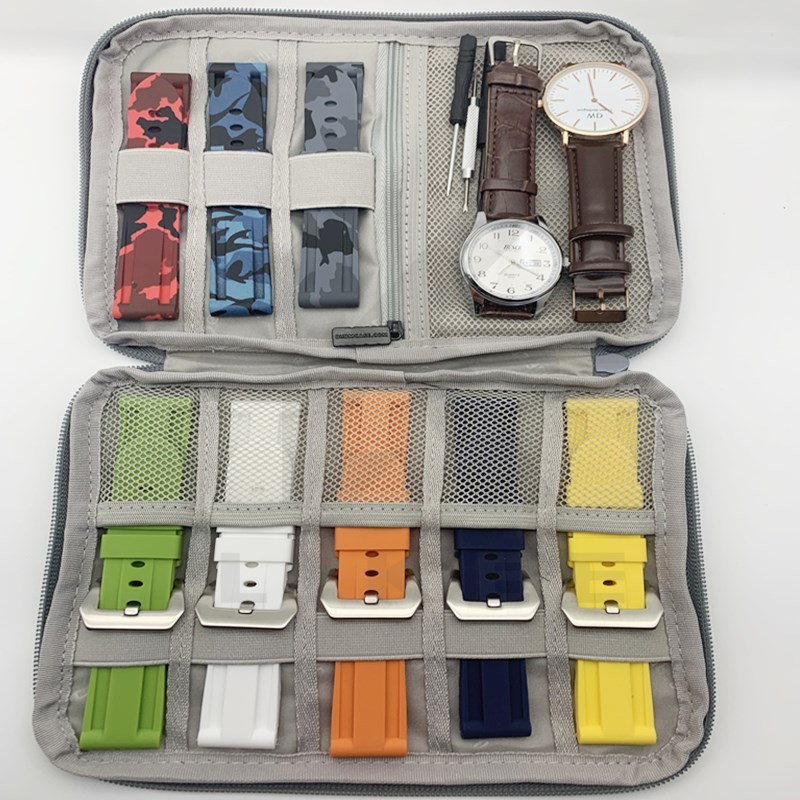 Đồng hồ du lịch xách tay Dây đeo đồng hồ Tổ chức Hộp đựng Đồng hồ Túi đựng Đồng hồ Giá đỡ Đồng hồ Dây đeo Túi cho Đồng hồ Apple Watch Strap Túi dây đeo Samsung Garmin