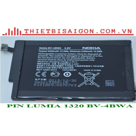 PIN LUMIA 1320