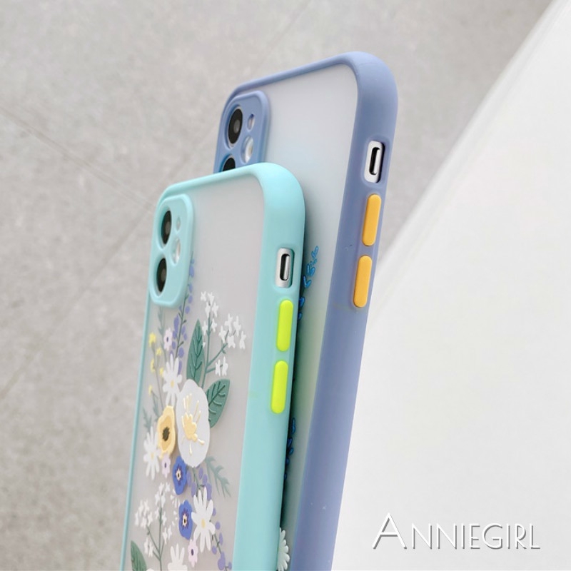 Ốp điện thoại TPU mềm họa tiết tranh vẽ hoa cho iPhone 11 Pro Max X Xs Max XR 8 7 Plus SE 2020