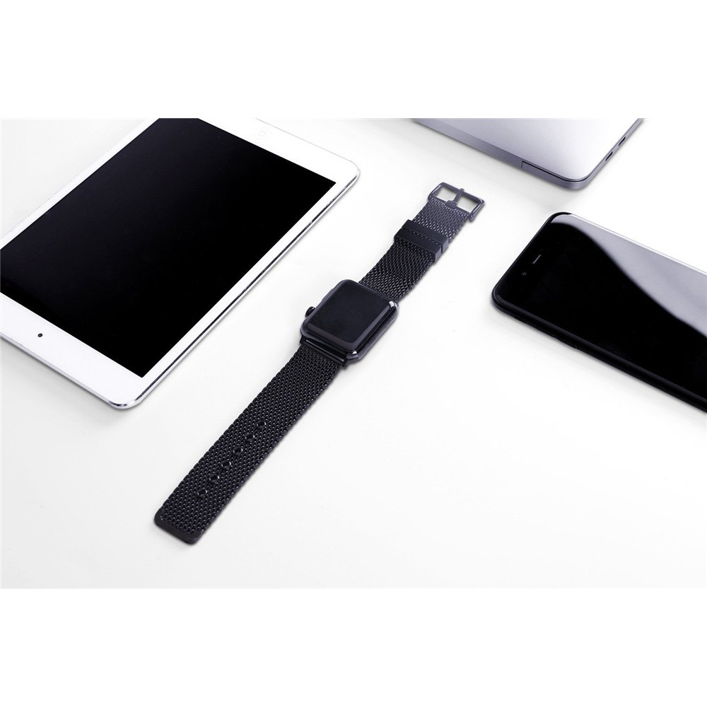 Dây đeo đồng hồ thông minh milanese thép không gỉ thích hợp cho Apple iWatch 6/ 5/ 4/ 3/ 2/ 1/ SE 38mm 40mm 42mm 44mm
