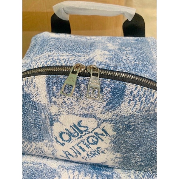 Balo lv caro xanh s32