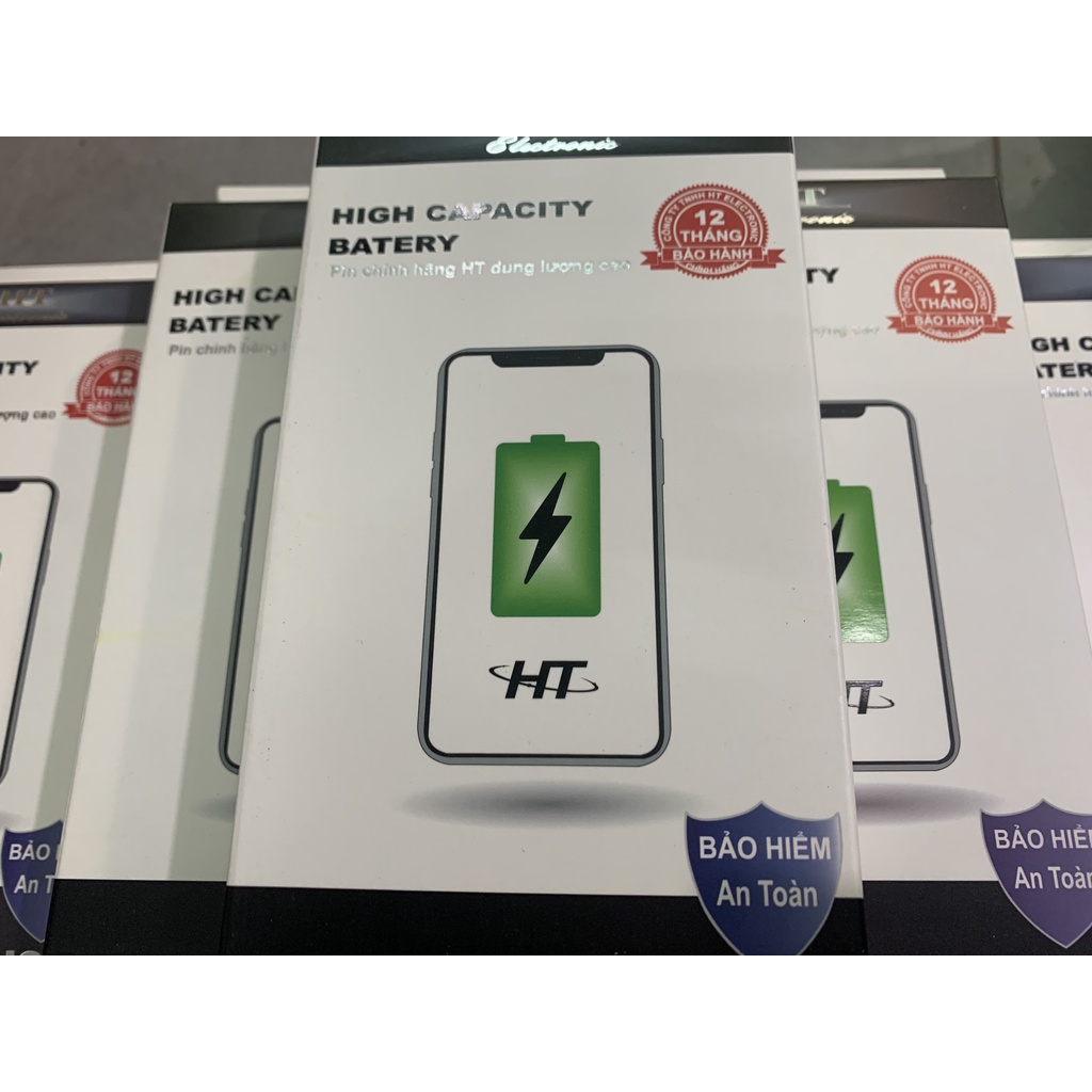 Pin Iphone Dung Lượng Cao HT - BH 1 Năm - Chính hãng HT Cho Iphone 4S/5/5S/6/6S/6P/6SP/7/7P/8/8plus/X/XS/XSMax/SE