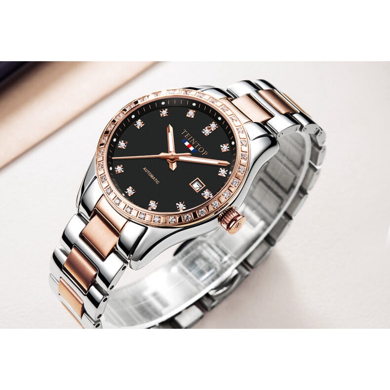 Đồng hồ nữ chính hãng Teintop T8686-2 hàng mới,Kính sapphire ,chống xước,Chống nước,máy cơ(Automatic),Bảo Hành 12 Tháng