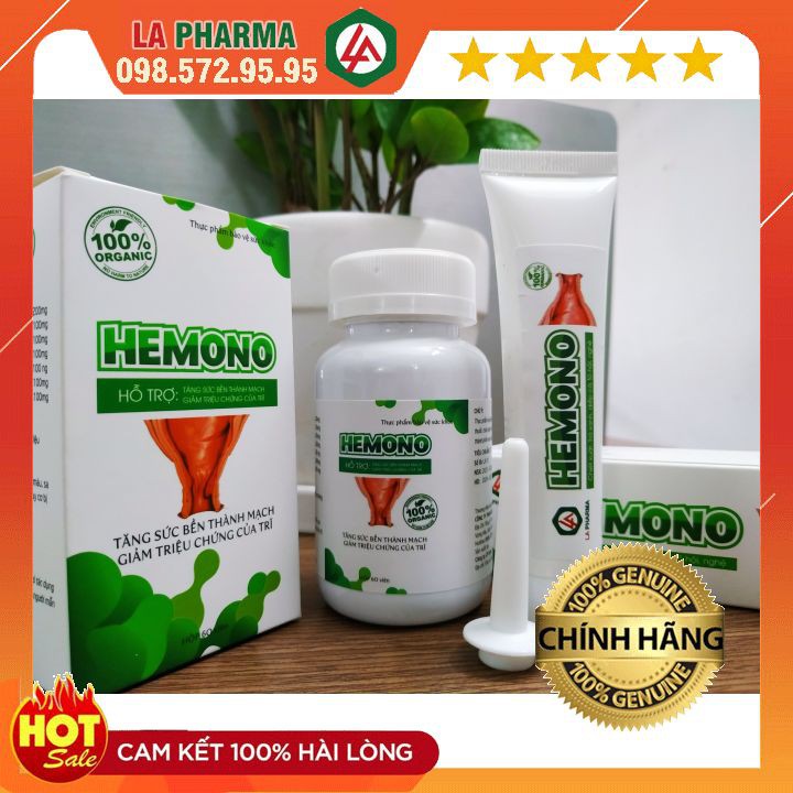 Gel bôi trĩ Hemono Gel - Teo trĩ hiệu quả tại nhà - Nhà thuốc chính hãng LA PHARMA | Thế Giới Skin Care