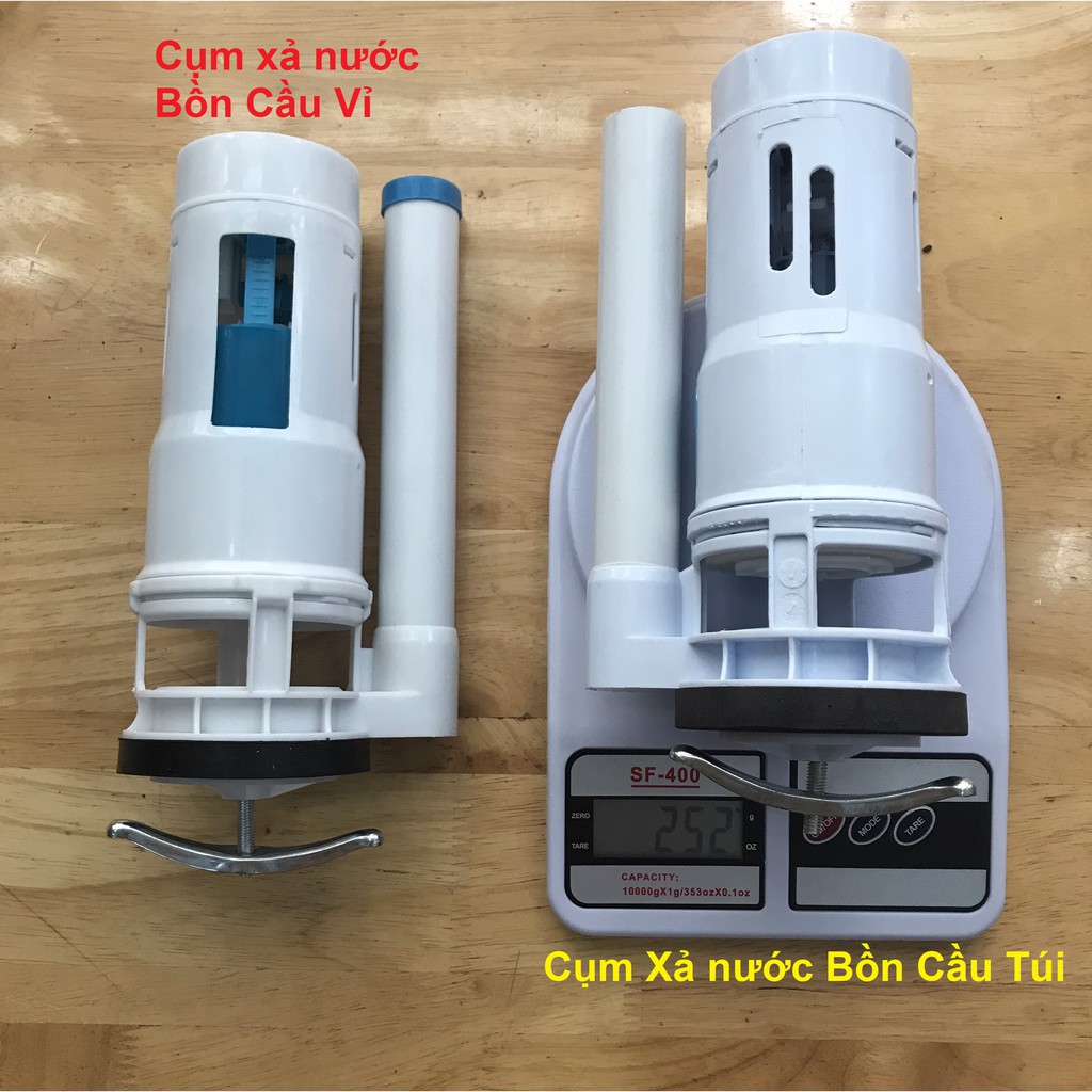 Bộ xả bồn cầu 2 nút nhấn cao cấp