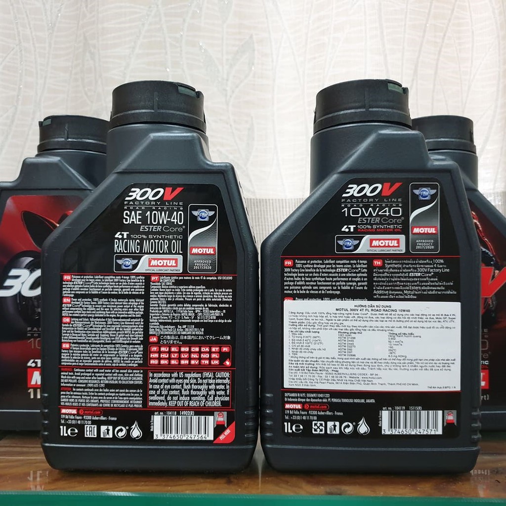 NHỚT MOTUL 300V Factory Line 10W40