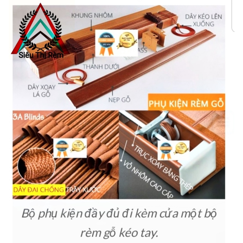 Rèm Gỗ  cho không gian ngôi nhà.