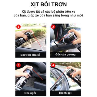 bình xịt bôi trơn kính ô tô