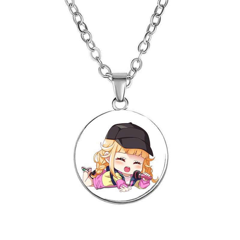 Vòng cổ in hình nhân vật KHỔNG MINH THÍCH ĐI QUẨY anime chibi xinh xắn quà tặng độc đáo