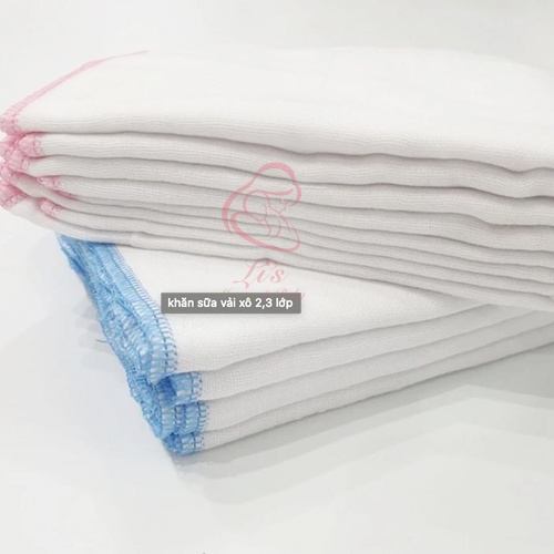 Khăn Sữa Xô Cho Bé 2 4 lớp SET 10 cái Siêu Thấm Hàng Xuất Nhật Cotton Dày Dặn Mềm Mịn Bền Dùng Cho Bé Sơ Sinh K2735