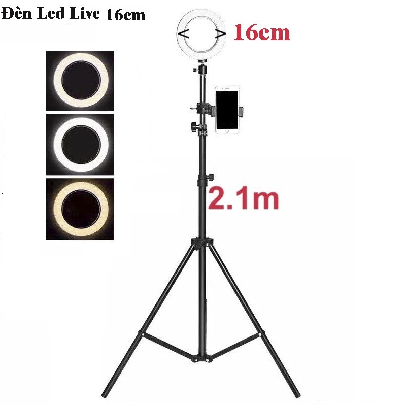 Đèn Led RGB nhiều màu Live stream Tiktok, Bán hàng Online đèn live 50cm , 160cm, 210cm Hot 2021