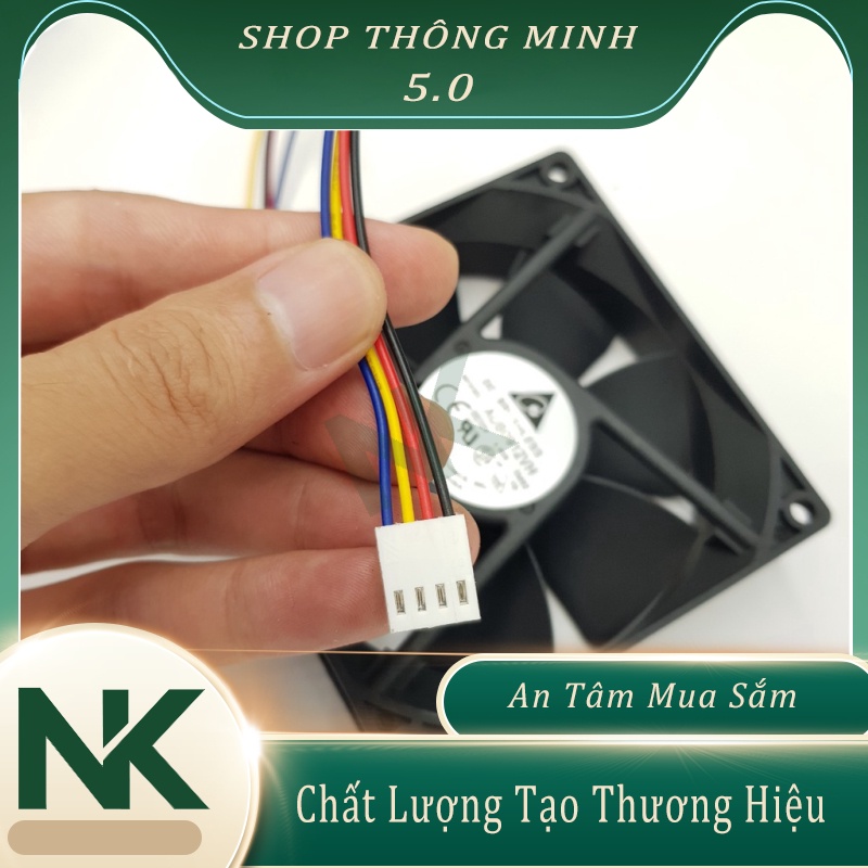 Quạt tản nhiệt 12V 0.6A 9x9CM 4 Chân Delta 1000-4000RPM quạt khỏe cho thiết bị