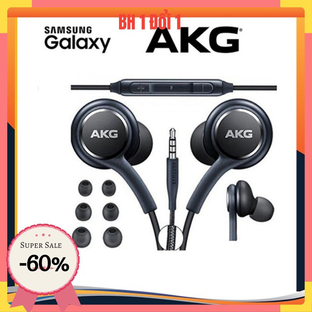 [ BH 1 Đổi 1 ] Tai nghe Samsung S10 AKG Kèm 2 Bộ Núm Thay Thế