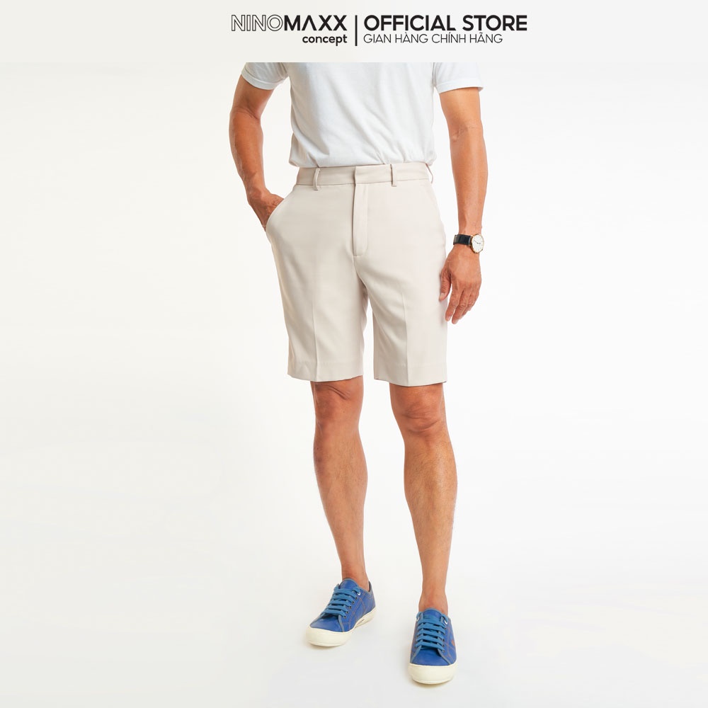 N&amp;M CLUB Quần short Fashion Nam dáng thanh lịch chất Poly chống tia UV không nhăn 2104114