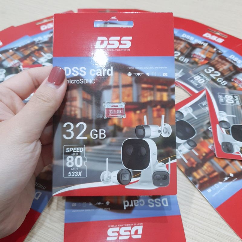 [CHÍNH HÃNG] Thẻ nhớ điện thoại, camera Micro SD DSS 32GB Class 10 max speed 80Mb/s - Bảo hành 5 năm ! | BigBuy360 - bigbuy360.vn