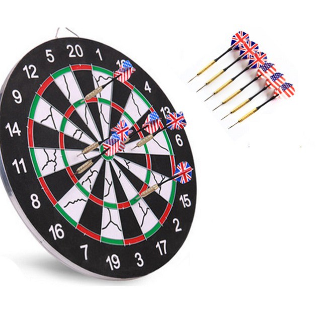 Bảng phóng phi tiêu 18 inches chính hãng cao cấp, 02 mặt bằng gỗ đúng chuẩn