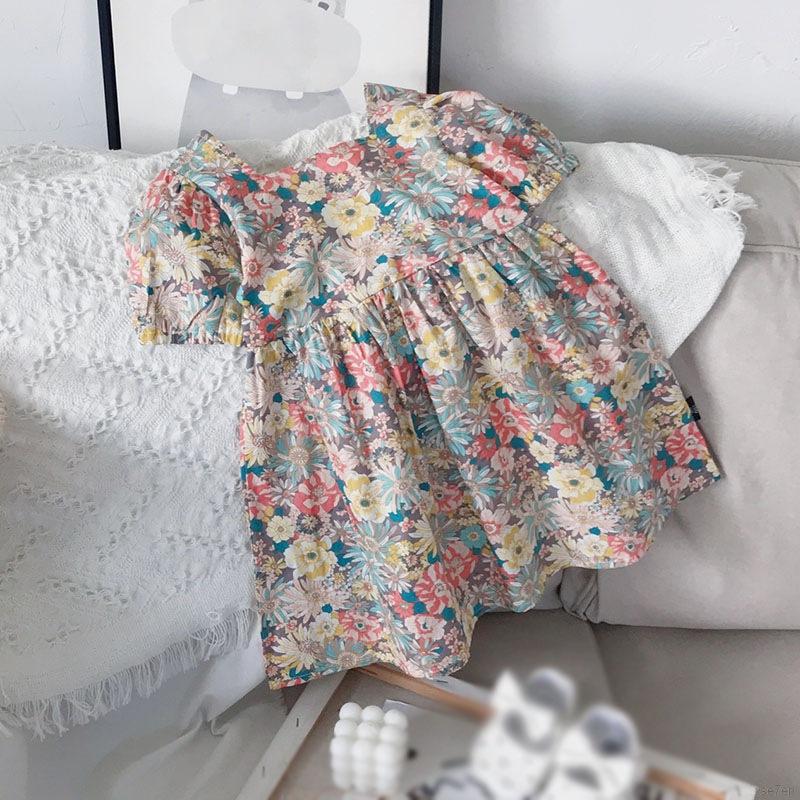 Đầm công chúa phong cách Hàn Quốc cho bé gái 2-8 tuổi