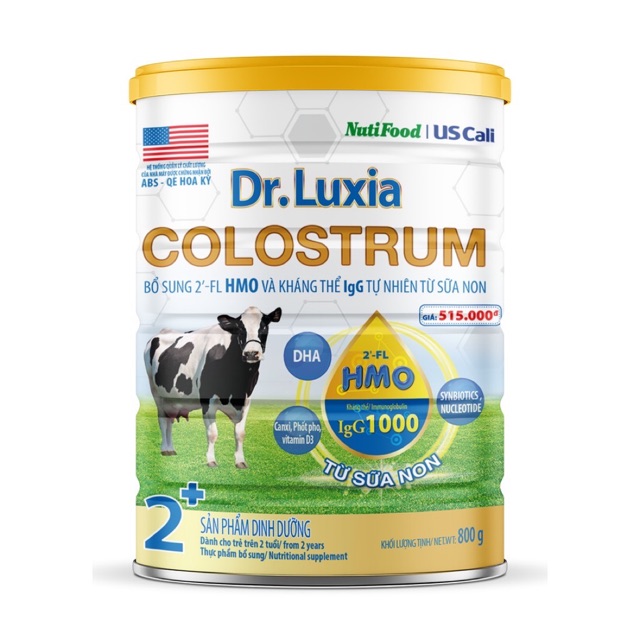 Sữa non Dr Luxia colostrum 2+ loại 800gr
