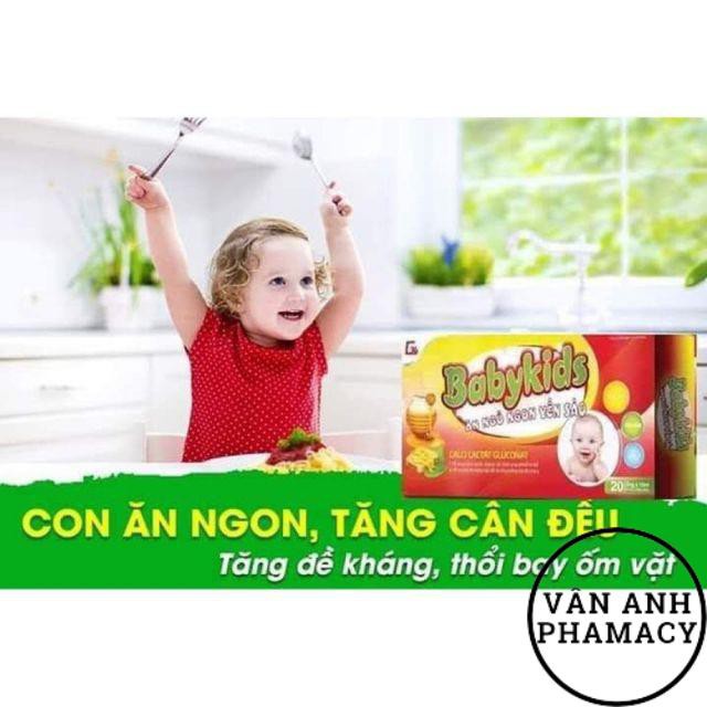 [CHÍNH HÃNG]🔥Siro ăn ngon Babykids🔥Ăn ngủ ngon yến sào