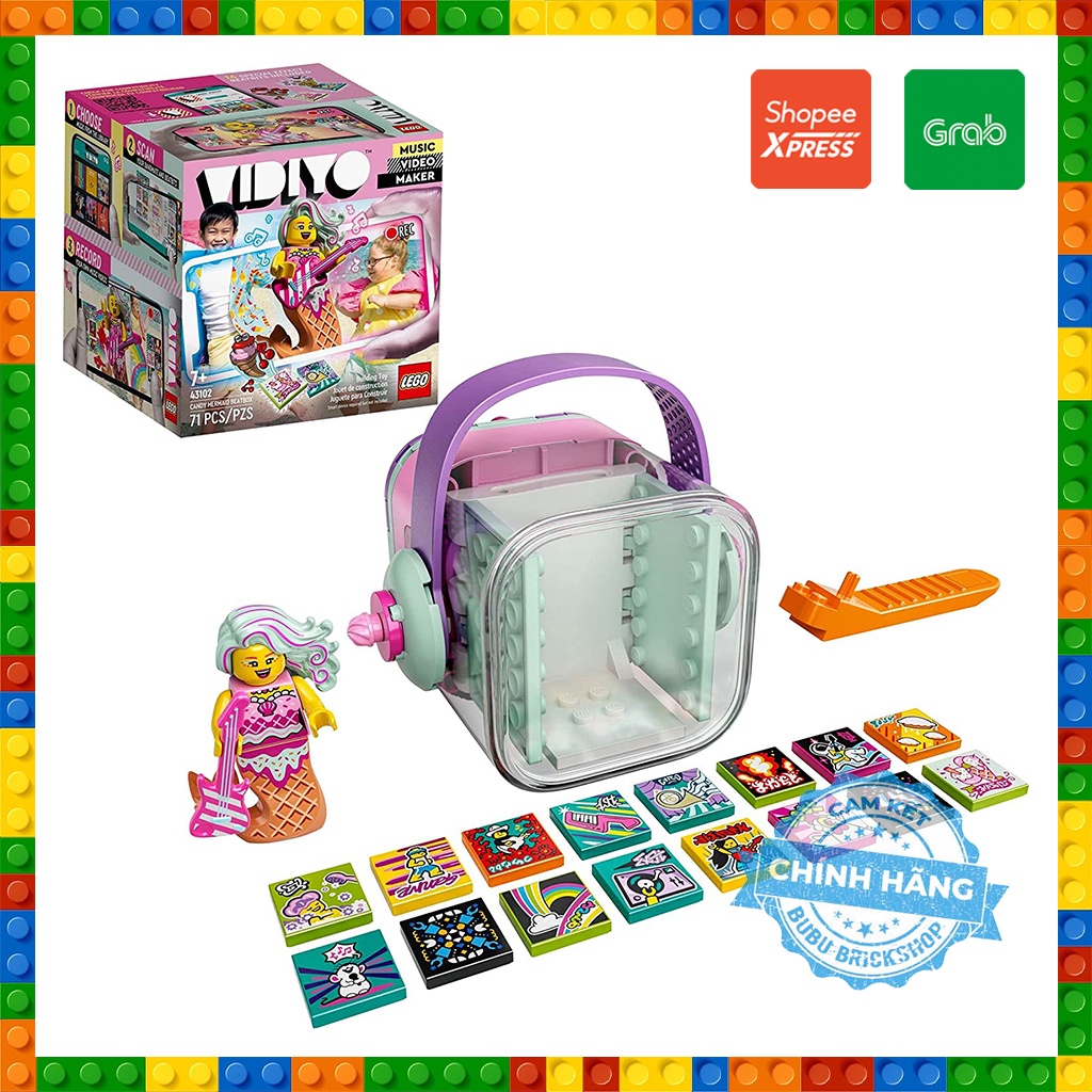 Lego Vidiyo: BeatBox 43102 - Candy Mermaid BeatBox - Bộ xếp hình Lego Hộp âm nhạc người cá