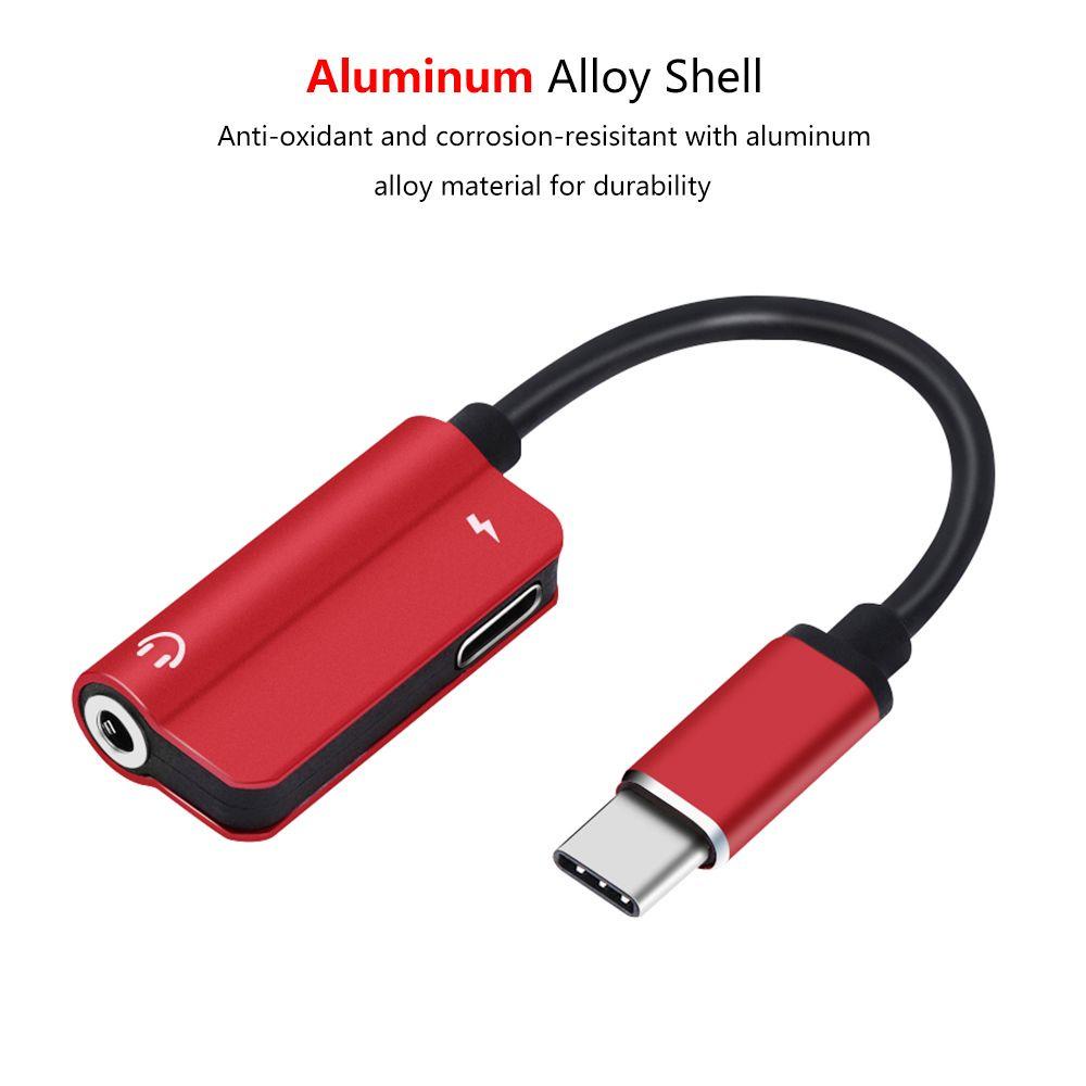 BTLIMER Dây Cáp Chuyển Đổi Cổng USB Type C Sang Cổng 3.5mm Cho Samsung S10 S9 Huawei Mate20