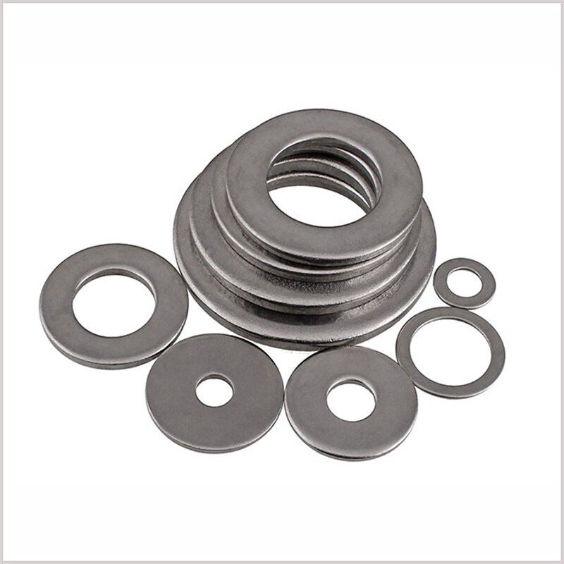 Vòng Đệm Bằng Thép Không Gỉ m1.6 m2 m2.5 m3 m4 m5 Dày 0.3mm - 3mm