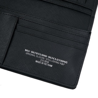 Ví Da SLY + Card Holder Saffiano Cao Cấp